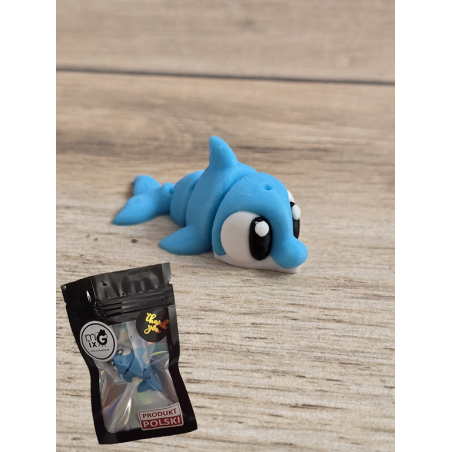 Figurka Delfina 3D - Druk3d fidget mixGadzet