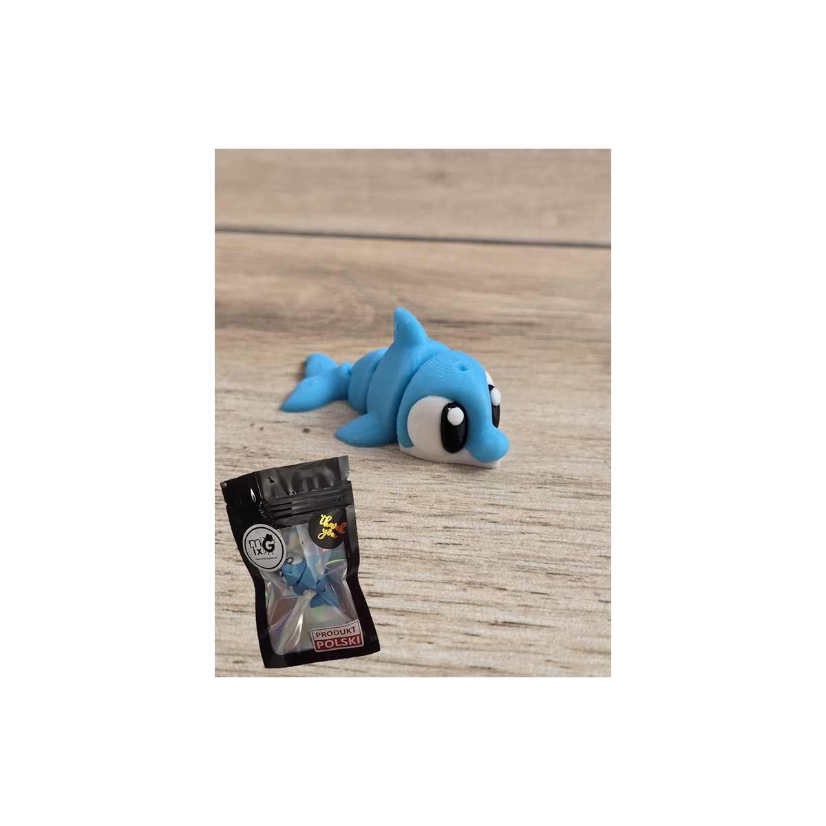 Figurka Delfina 3D - Druk3d fidget mixGadzet