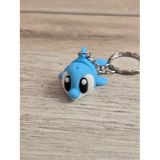 Breloczek Delfina 3D - Brelok Druk3d fidget Keychain
