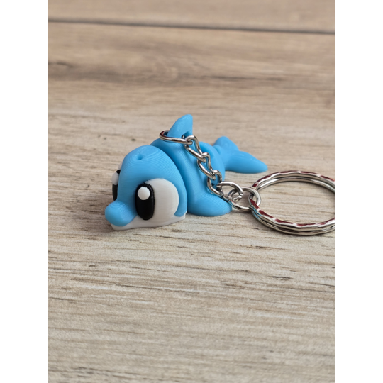 Breloczek Delfina 3D - Brelok Druk3d fidget Keychain