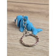 Breloczek Delfina 3D - Brelok Druk3d fidget Keychain