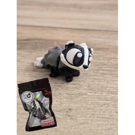 Figurka Borsuka 3D - Druk3d fidget mixGadzet