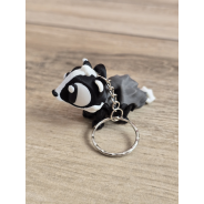 Breloczek Borsuka 3D - Brelok Druk3d fidget Keychain