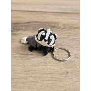 Breloczek Borsuka 3D - Brelok Druk3d fidget Keychain