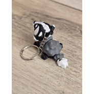 Breloczek Borsuka 3D - Brelok Druk3d fidget Keychain