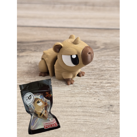 Figurka Kapibary 3D - Druk3d fidget mixGadzet