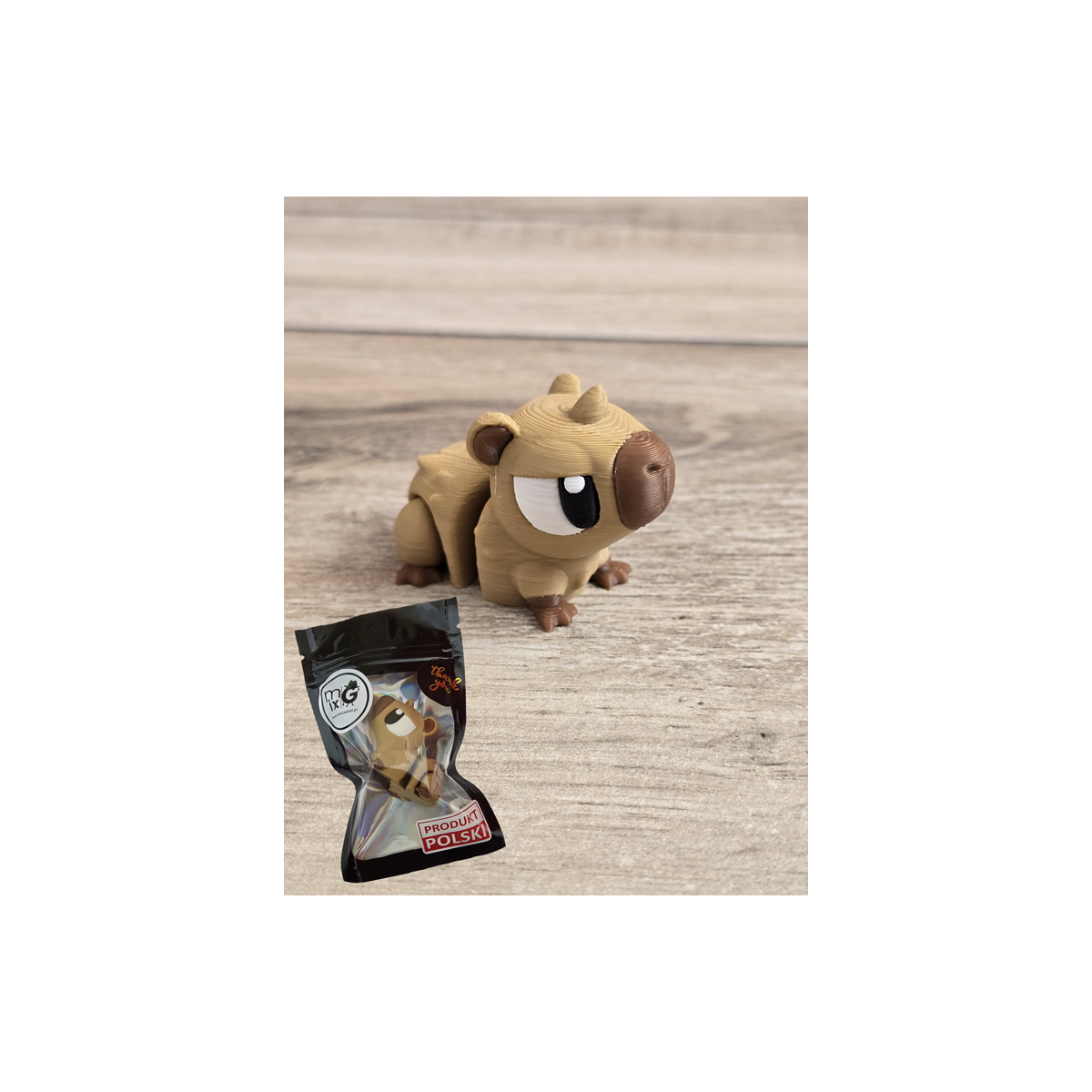 Figurka Kapibary 3D - Druk3d fidget mixGadzet