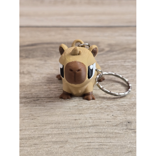 Breloczek Kapibary 3D - Brelok Druk3d fidget Keychain