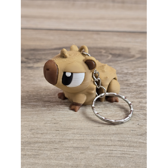 Breloczek Kapibary 3D - Brelok Druk3d fidget Keychain