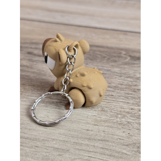 Breloczek Kapibary 3D - Brelok Druk3d fidget Keychain