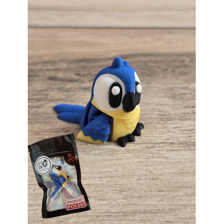 Figurka Papuga Ara 3D - Druk3d fidget mixGadzet