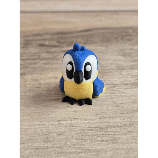 Figurka Papuga Ara 3D - Druk3d fidget mixGadzet