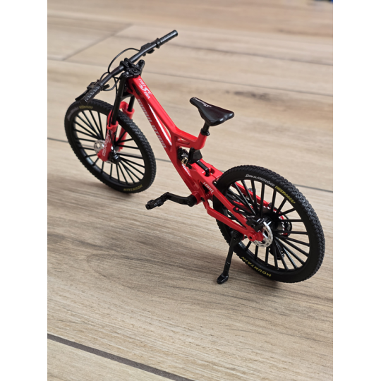 Kolekcjonerski Rower MTB | Model Finger Bike 1:8 | Metalowy - Czerwony