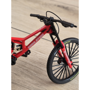 Kolekcjonerski Rower MTB | Model Finger Bike 1:8 | Metalowy - Czerwony
