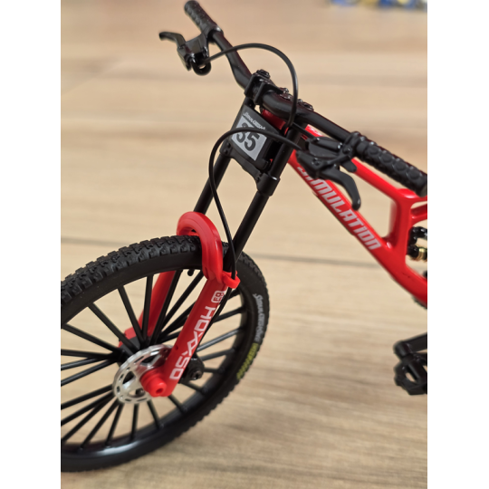 Kolekcjonerski Rower MTB | Model Finger Bike 1:8 | Metalowy - Czerwony