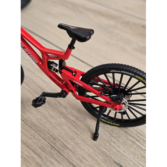 Kolekcjonerski Rower MTB | Model Finger Bike 1:8 | Metalowy - Czerwony