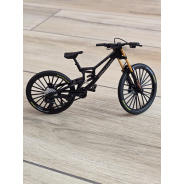 Kolekcjonerski Rower MTB | Model Finger Bike 1:8 | Metalowy - Czarny