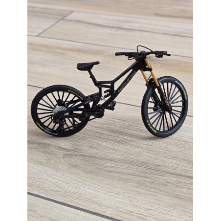 Kolekcjonerski Rower MTB | Model Finger Bike 1:8 | Metalowy - Czarny
