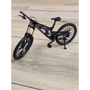 Kolekcjonerski Rower MTB | Model Finger Bike 1:8 | Metalowy - Czarny