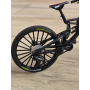 Kolekcjonerski Rower MTB | Model Finger Bike 1:8 | Metalowy - Czarny