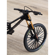 Kolekcjonerski Rower MTB | Model Finger Bike 1:8 | Metalowy - Czarny