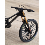 Kolekcjonerski Rower MTB | Model Finger Bike 1:8 | Metalowy - Czarny