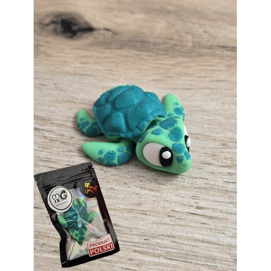 Figurka Morskiego Żółwia 3D - Druk3d fidget mixGadzet