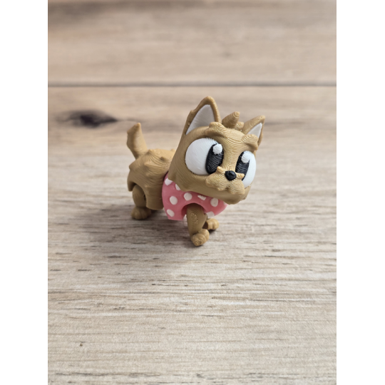 Mini Figurka York w Ubranku 3D - Druk3d fidget mixGadzet