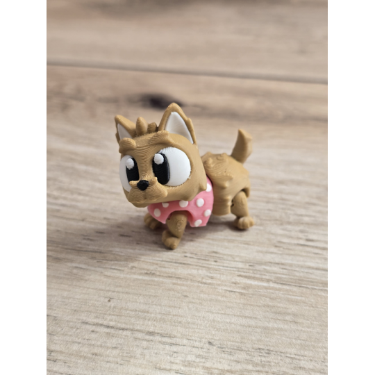 Mini Figurka York w Ubranku 3D - Druk3d fidget mixGadzet