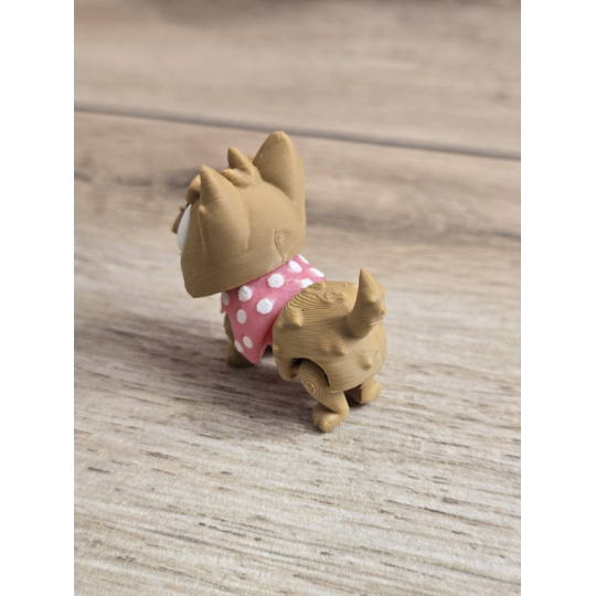 Mini Figurka York w Ubranku 3D - Druk3d fidget mixGadzet