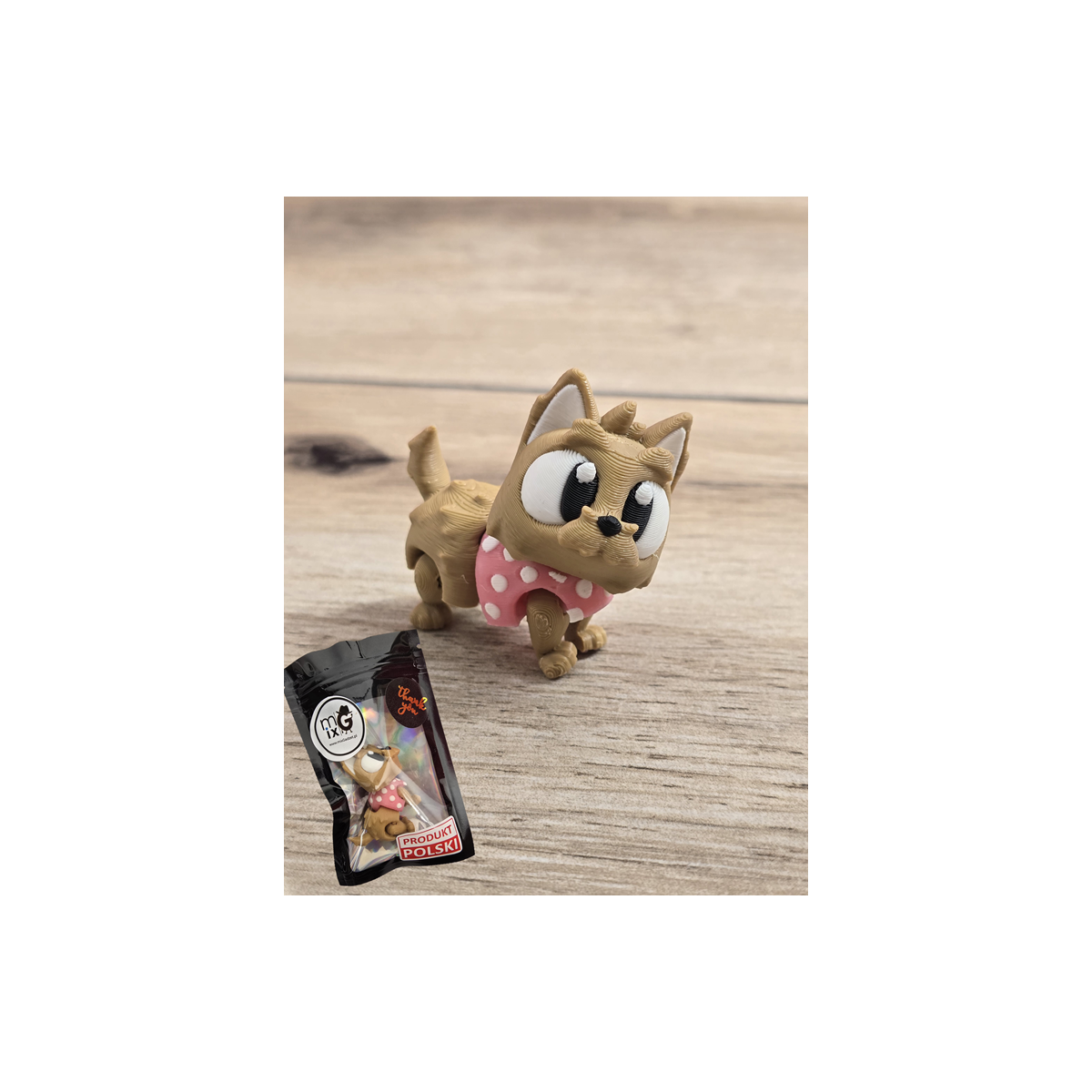 Mini Figurka York w Ubranku 3D - Druk3d fidget mixGadzet