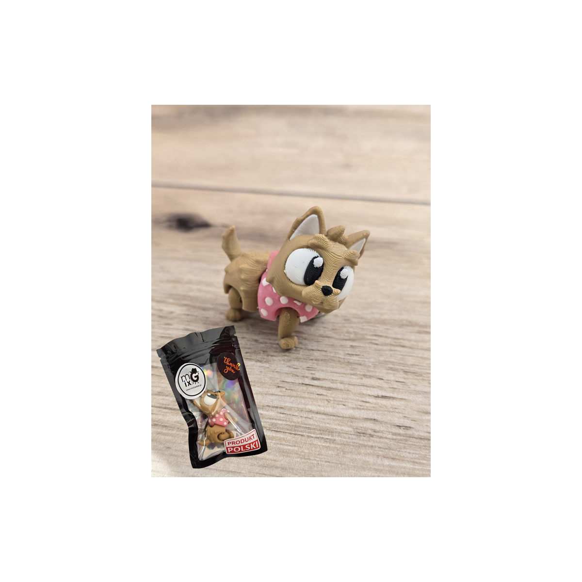 Breloczek York w Ubranku 3D - Brelok Druk3d fidget Keychain