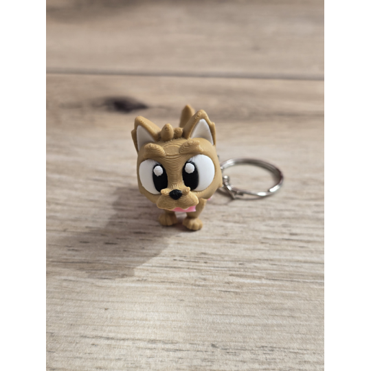 Breloczek York w Ubranku 3D - Brelok Druk3d fidget Keychain