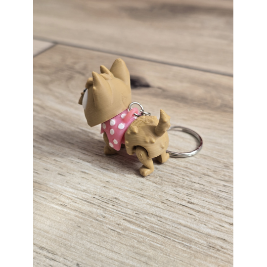 Breloczek York w Ubranku 3D - Brelok Druk3d fidget Keychain
