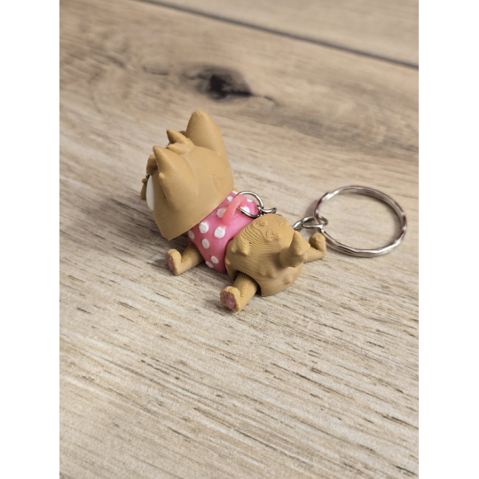 Breloczek York w Ubranku 3D - Brelok Druk3d fidget Keychain