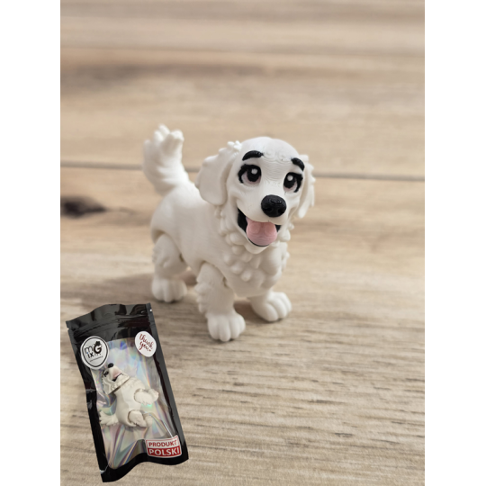 Figurka Golden Retriever 3D - Druk3d fidget mixGadzet