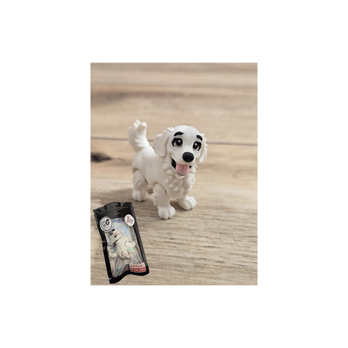 Figurka Golden Retriever 3D - Druk3d fidget mixGadzet