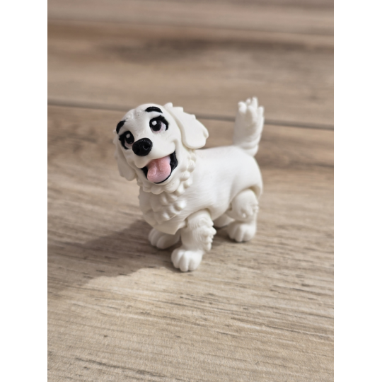 Figurka Golden Retriever 3D - Druk3d fidget mixGadzet