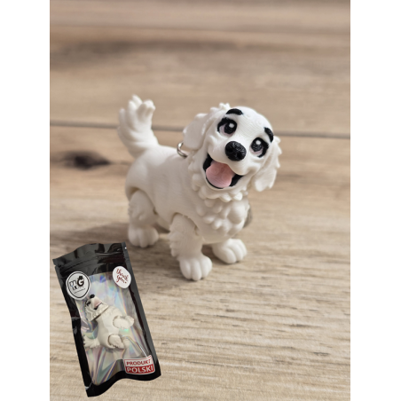 Breloczek Golden Retriever 3D - Brelok Druk3d fidget Keychain