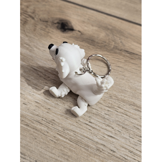 Breloczek Golden Retriever 3D - Brelok Druk3d fidget Keychain