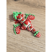 Mini Figurka Strawberry Dragon 3D - Druk3d fidget mixGadzet