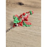 Breloczek Strawberry mini Dragon 3D - Brelok Druk3d fidget Keychain