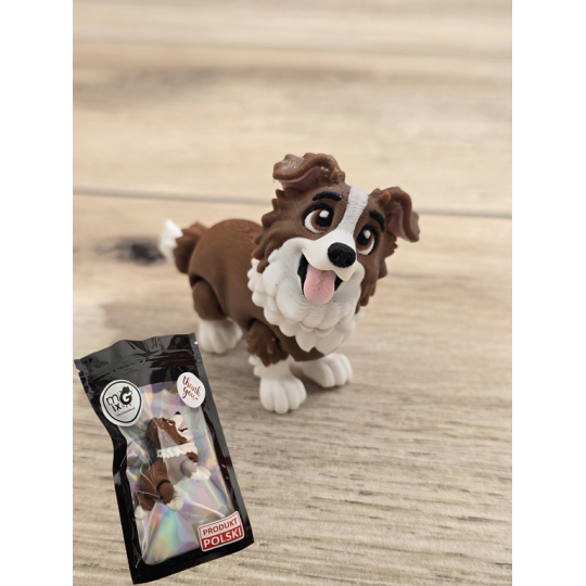 Figurka Border Collie 3D - Druk3d fidget mixGadzet