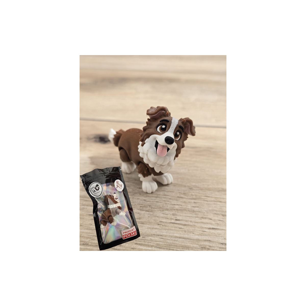Figurka Border Collie 3D - Druk3d fidget mixGadzet
