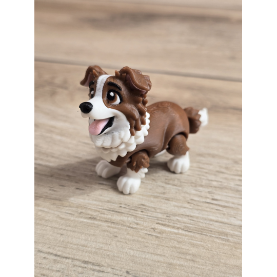 Figurka Border Collie 3D - Druk3d fidget mixGadzet