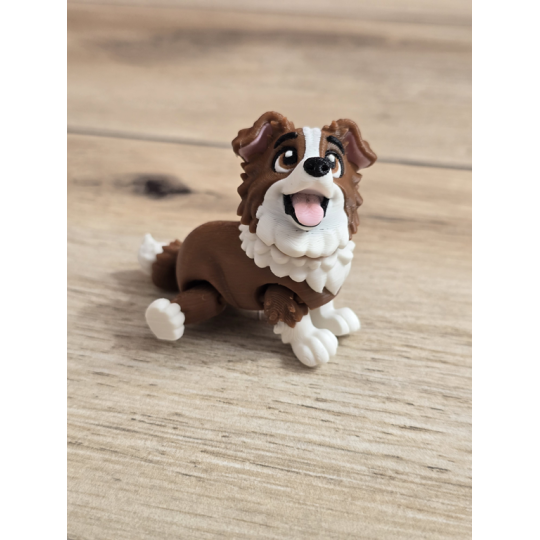 Figurka Border Collie 3D - Druk3d fidget mixGadzet