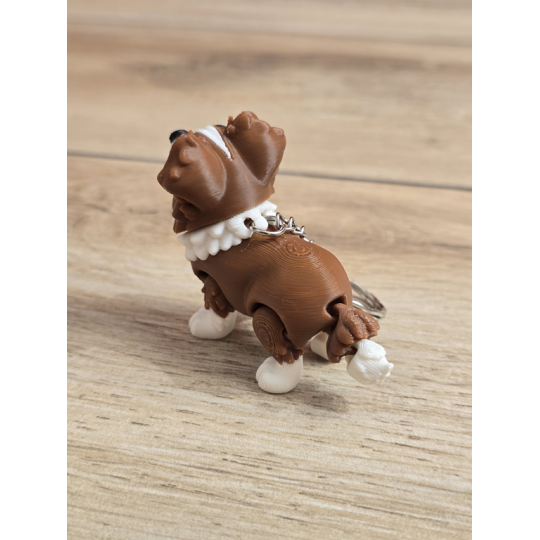 Breloczek Border Collie 3D - Brelok Druk3d fidget Keychain