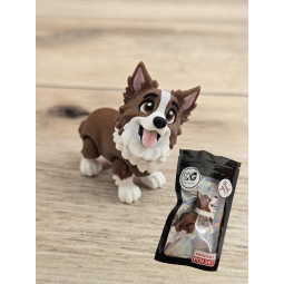 Figurka Psa Border Collie 3D - Druk3d fidget mixGadzet