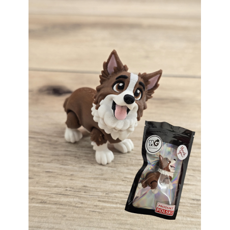 Figurka Psa Border Collie 3D - Druk3d fidget mixGadzet