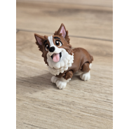Figurka Psa Border Collie 3D - Druk3d fidget mixGadzet